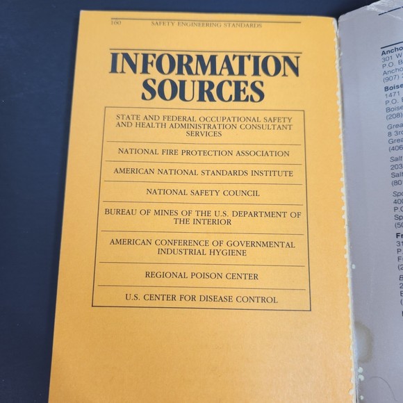 Safety Engineering Standards Book Industrial Indemnity PB Vintage1980 - Picture 3 of 9